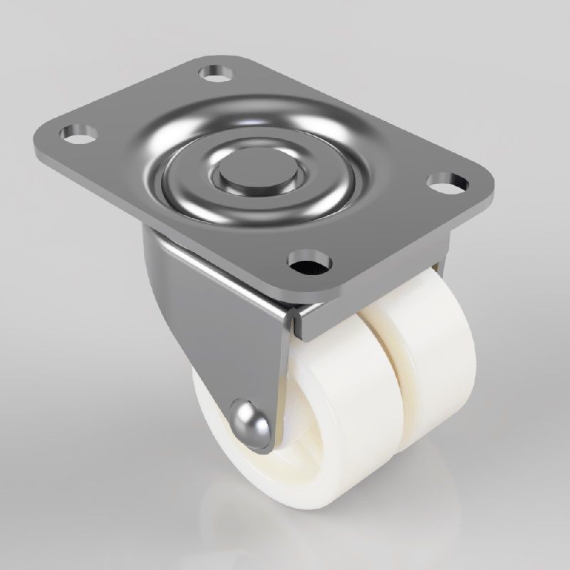 50mm Heavy Duty Twin Wheel Castor