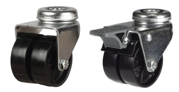 50mm Black Nylon Twin
