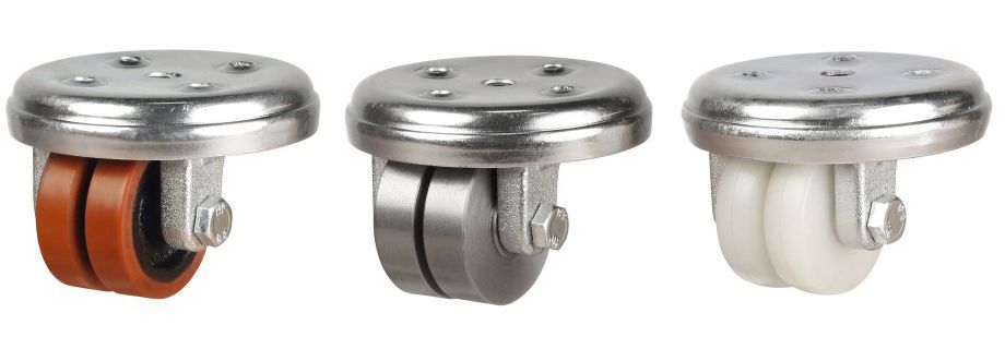 50mm Twin Wheel 160-270Kg  (LOW LEVEL)