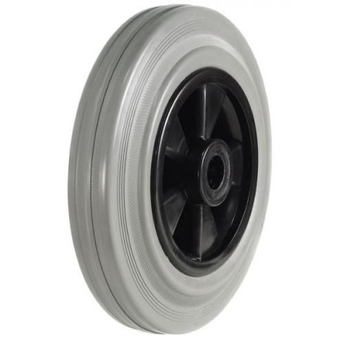 Grey Rubber 100mm Wheel 12mm Bore