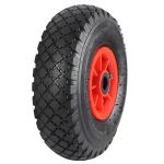 260mm Plastic Centred Pneumatic Wheel (3.00-4 Tyre 4 Ply - 20mm, 25mm & 1" BORE CHOICE)
