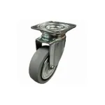 80mm Synthetic Non-Marking Rubber Swivel Castors (Special Offer) 100Kg