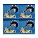 63mm Swivel Castor - SET OF 4 (Low Level) - 250kg per Castor