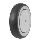 100mm Grey Thermoplastic Rubber Wheel 8mm Bore
