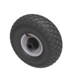 260mm Pneumatic Wheel Steel Centre (3.00-4 Tyre 4 Ply - 20mm BORE - 75mm Hub)