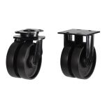 200mm DNGR Twin Wheel Series Cast Iron (1500kg)