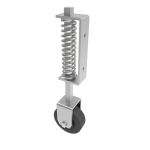 HEAVY DUTY SPRUNG GATE CASTOR - FIXED