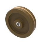 200mm High Temp Phenolic Wheel 3/4" (19.1mm) Roller Bearing (300 °C)