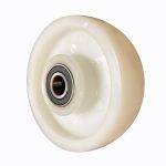 100mm White Nylon Diameter Wheel (15mm Bore) 650kg