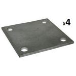 Fitting Plate 80x60 Bolt Centre SET of 4