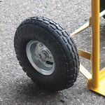 260mm Standard Pneumatic Sack Truck Wheel With Offset Hub (4.10/3.50-4 Tyre 2 Ply - 16mm BORE)