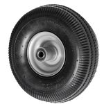 260mm Pneumatic Wheel Steel Centre (4.10/3.50-4 Tyre 4 Ply - 16mm BALL BEARING BORE - STANDARD HUB)