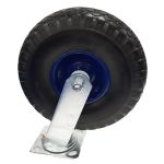 Premium Puncture Proof Ball Bearing Pneumatic Equivalent Castor 260mm Swivel Metal Centred