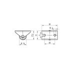 14mm Plastic Fixed Wheel (SET OF 4)