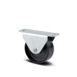 30mm Black Plastic Wheel Fixed Castor (SET OF 4)