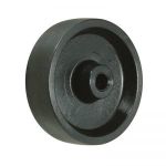 125mm High Temp Polymer Glass Fibre ﻿Wheel 15mm Plain Bore (260 °C)