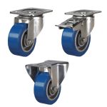 100mm Elastic Polyurethane On Aluminium Centre Castors