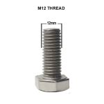 35mm Swivel & Brake Polyurethane M12 Stem Fit (Low Level) Set of 4 - 100kg per Castor