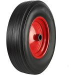 400mm Rubber on Steel Centre 20mm, 25mm & 1" (25.4mm) Roller Bearing Bore Choice