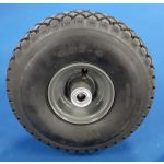300mm Pneumatic Wheel Steel Centre (4.00-4 Tyre 4 Ply - 16mm BALL BEARING BORE - STANDARD HUB)