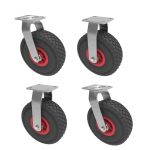 PL260 - 260mm Swivel & Fixed (Puncture Proof/Plastic) SET OF 4
