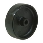 100mm Black Nylon Wheel 12mm Plain Bore