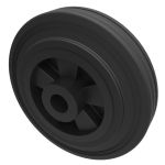 330mm Plastic Centered Industrial Trolley Wheel (1" BORE)