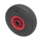 260mm Puncture Proof Wheel Plastic Centre (3.00-4 Tyre - 20mm BORE - 75mm Hub)
