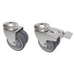 75mm Grey Twin Rubber