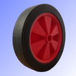 275mm Trolley Wheel - RED (1/2", 20mm, 25mm & 1" BORE CHOICE)