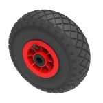 Economy 260mm Plastic Centred Pneumatic Wheel (3.00-4 Tyre 2 Ply - 20mm BORE)