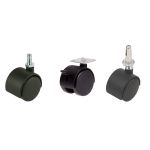50mm Twin Wheel Furniture Castors Box of 200
