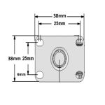 Kenrick 62mm Square Plate Fitting EXTRA LARGE WHEEL (BEIGE)