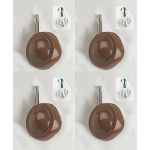 Kenrick 50mm Wood Stem & Gripneck Socket-Set of 4 (BEIGE)