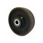 100mm Cast Iron High Temp 12mm Roller Bearing Wheel - 300Kg (280 °C)