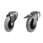 125mm Grey Non-Marking Rubber