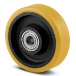 250x50mm Polyurethane Tyre on Cast Iron Centre Wheel (20mm Bore) 1200kg