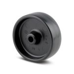 50mm Black Nylon Wheel 8mm Plain Bore
