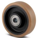 400mm Polyurethane Tyre on Cast Iron Centre Wheel 50mm Bore