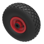 260mm Pneumatic Wheel Steel Centre (3.00-4 Tyre 4 Ply - 20mm BORE - 75mm Hub)
