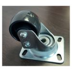 63mm Nylon Plate Swivel Castor - 250Kg (Heavy Duty Low Level)