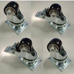 35mm Black Polyurethane Plate Fit (LOW LEVEL) SET OF 4 - 300kg per Set of 4