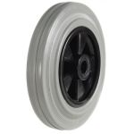Grey Rubber 100mm Wheel 12mm Bore
